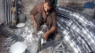 How To Make Aluminum Balti Full Process In Local Factory With World Skills