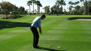 Hitting a Pitch Shot from a Tight Lie with the xE1 Wedge