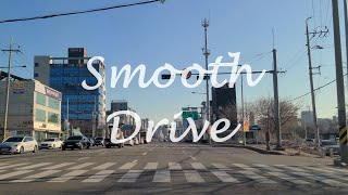 4K Driving City In South Korea -  Gwangju Daytime Driving with Lofi Jazz Beats ASMR