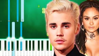 Justin Bieber - Get Me (feat. Kehlani) (Piano Tutorial Easy) By MUSICHELP