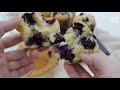 blueberry muffins quick u0026 easy 蓝莓玛芬 《一把叉子就搞定！说了你都不信！》｜mama bakes