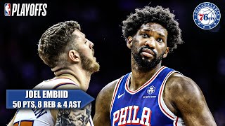 Joel Embiid TAKES OVER Game 3 with 50 PTS 😤 Philly wins at home | NBA on ESPN
