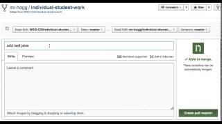 Submitting an assignment with Github
