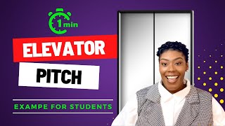 Elevator Pitch Example