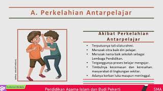 MENGHINDARI PERKELAHIAN ANTAR PELAJAR, MIRAS DAN NARKOBA. (PAI SMA/SMK Kelas XI Kurikulum Merdeka)