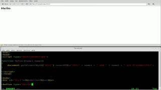 JavaScript Tutorial Part#8 Passing Variables to Functions - For Linux Users