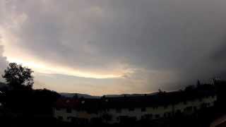 Timelapse Unwetter @ Reutlingen in HD