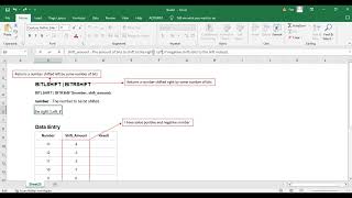 BITLSHIFT and BITRSHIFT ENGINEERING - How to use them in EXCEL 04