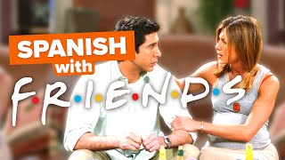 Rachel tries to seduce Ross - Learn Spanish with TV Shows: Friends