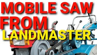 mobile saw.. how to work mobile saw with tracter..wood cuting from mobile  saw..ජංගම කියත..