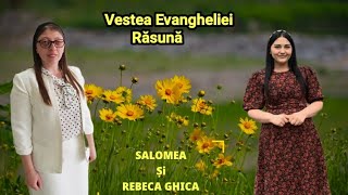 Dana Salomeia și Rebeca Ghica Vestea Evangheliei  - Cover- 2021