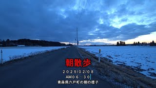 寒いけど今日もいい天気です。「朝散歩」【えびてつチャンネル】