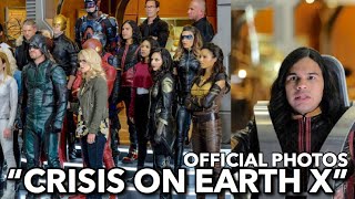 Crisis On Earth X All Official Photos | NEW CHARACTER | NEW SUIT | DCTV CROSSOVER 2017-18 | NEW CW