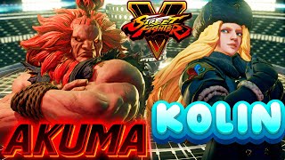 Street Fighter V ► История персонажей ✪ AKUMA "MUDO TENSHO" | KOLIN "Замерзший клинок"