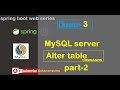 mysql table commands | alter table commands | add column | drop column | rename column