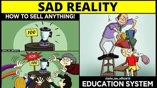 Sad Reality of Modern World | Sad Reality Of Today | Sad Illustration Story | #nowadays