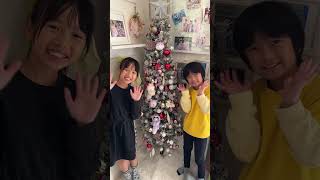 クリスマスツリー🎄2024 まりちゃんいずちゃんチャンネル　#shorts