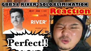 GBB2021の結果を知らない俺が見るRIVER' SOLO ELIMINATION【reaction】