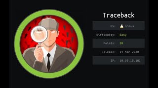 HackTheBox Traceback Write Up! #Hackthebox #Traceback
