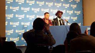 Entire Stephen Curry & Draymond Green postgame press conference Warriors-Blazers Game 5
