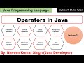 Operators in Java  | Java Programming Language | Java