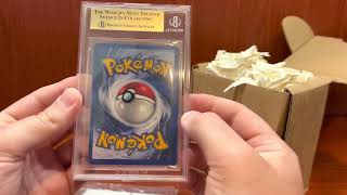 Update on the Journey for a BGS Black Label 10 1999 Pokemon Shadowless Charizard \u0026 Channel Update.