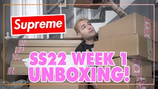 SUPREME SS22 WEEK 1 UNBOXING!