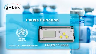 Data Logger Pause Function Explained WHO PQS 30 DTR