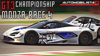 Automobilista 2 | Monza | RACE 4 | GT3 Championship [4K]