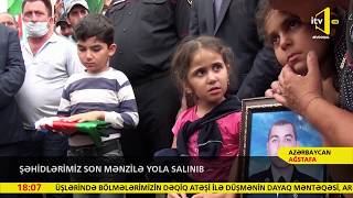 Şəhidlərimiz son mənzilə yola salınıb