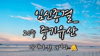 (임신종결) 20주 4일 중기유산 이야기 / 조기양막파수로 인한 중기유산 /절박유산 / 양막내슬러지 /대학병원 전원