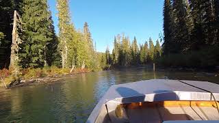 Boat Trip up Mitchell River, Cariboo Mountains, BC Canada - Part 2 of 4