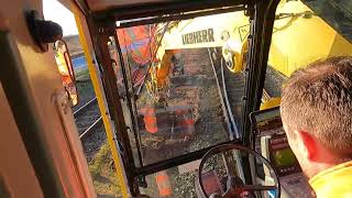 Erfurter Bahn / Randweg/ Tiltrotator/ Liebherr/ Zweiwegebagger/ GoPro/ Mobilbagger