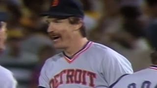 1984 WS Gm1: Morris gets final out, Tigers win