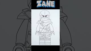 How To Draw ZANE | NINJAGO: Dragons Rising #drawing #ninjagodragonsrising #ninjago #shorts