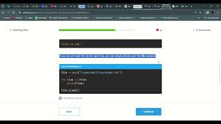 112 Reading Files | Python Developer | Sololearn