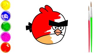 Drawing an Angry Birds for children/Menggambar Angry Birds untuk anak-anak/الرسم للأطفال