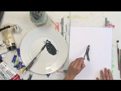 How to Mix Acrylic Paint Colors to Get Indigo : Painting Tips How to Mix Acrylic Paint Colors to Get Indigo : Painting Tips