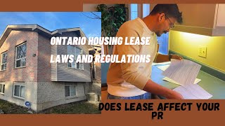 ONTARIO'S HOUSE LEASE | LAWS AND REGULATIONS EXPLAINED | IMPORTANCE OF LEASE FOR PR IN CANADA🇨🇦