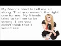 Avril Lavigne - Everything Back But You [Lyrics/Letra]