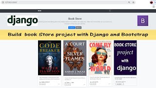 How to use bootstrap in django | Python django project tutorial | Python Django Book store app