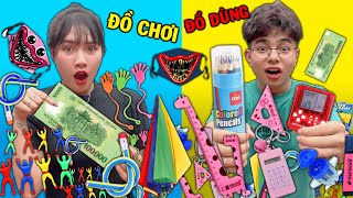 THỬ THÁCH 100K MUA ĐỒ DÙNG HỌC TẬP HAY MUA ĐỒ CHƠI AI MUA ĐƯỢC NHIỀU HƠN THẮNG TÊ TÊ HẰNG NGA