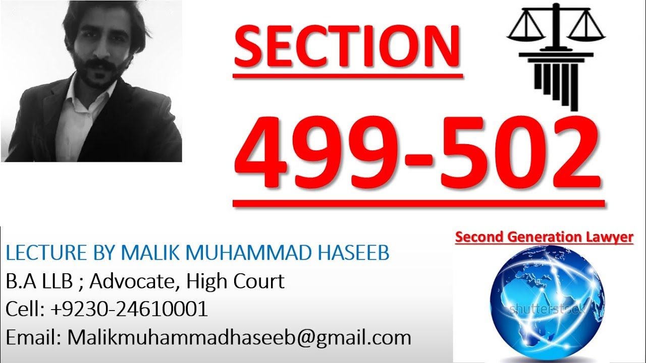 SECTION-502 PUNISHMENT OF DEFAMATION (CHAPTER - XXI ) OF DEFAMATION OF ...