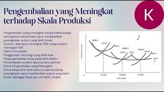 Biaya Jangka Panjang & Keputusan Output