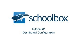 Schoolbox - Tutorial 1 - Dashboard configuration