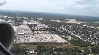 IAH HD Qatar Airways 777-200LR Landing Business Class Houston Intercontinental Airport Boeing