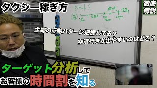 タクシー屋さんに新入社員が入ったのでタクシーの稼ぎ方を研修してみた！ターゲット編