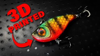 3D Printed Fishing Lure // Easy Lure Painting Pattern