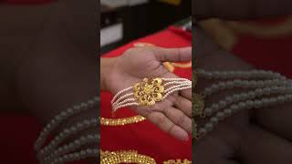 Exclusive Gold Pearl Mantasha #goldjewellery #ytshorts #viral #goldbala