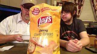 Lay's Cheesy Garlic Bread Flavored Potato Chips # The Beer Review Guy